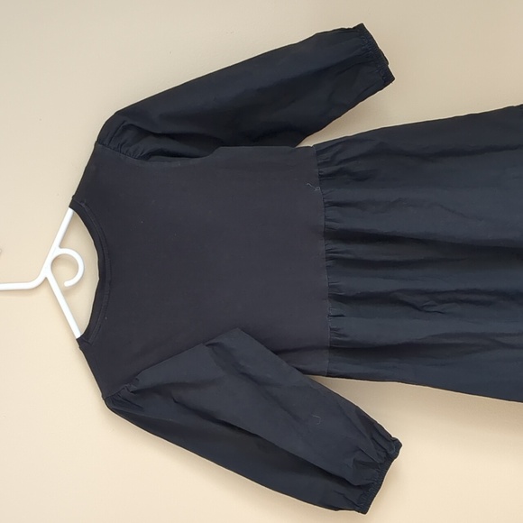 Size 4 Primark Black Tiered Dress Prairie Minimalist Capsule Wardrobe - Picture 10 of 12